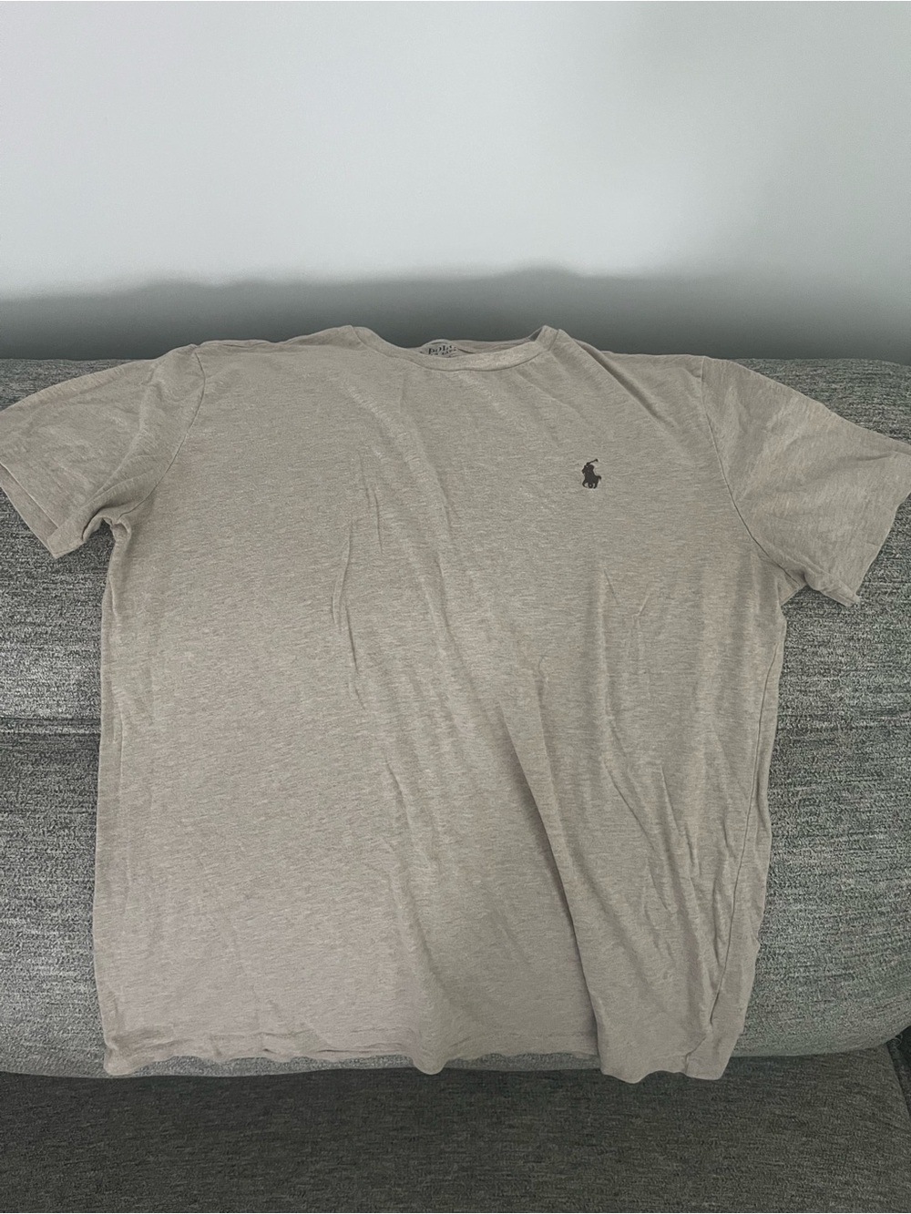 Polo by Ralph Lauren Men’s Short-Sleeve Crew Tee - Light Tan- Medium